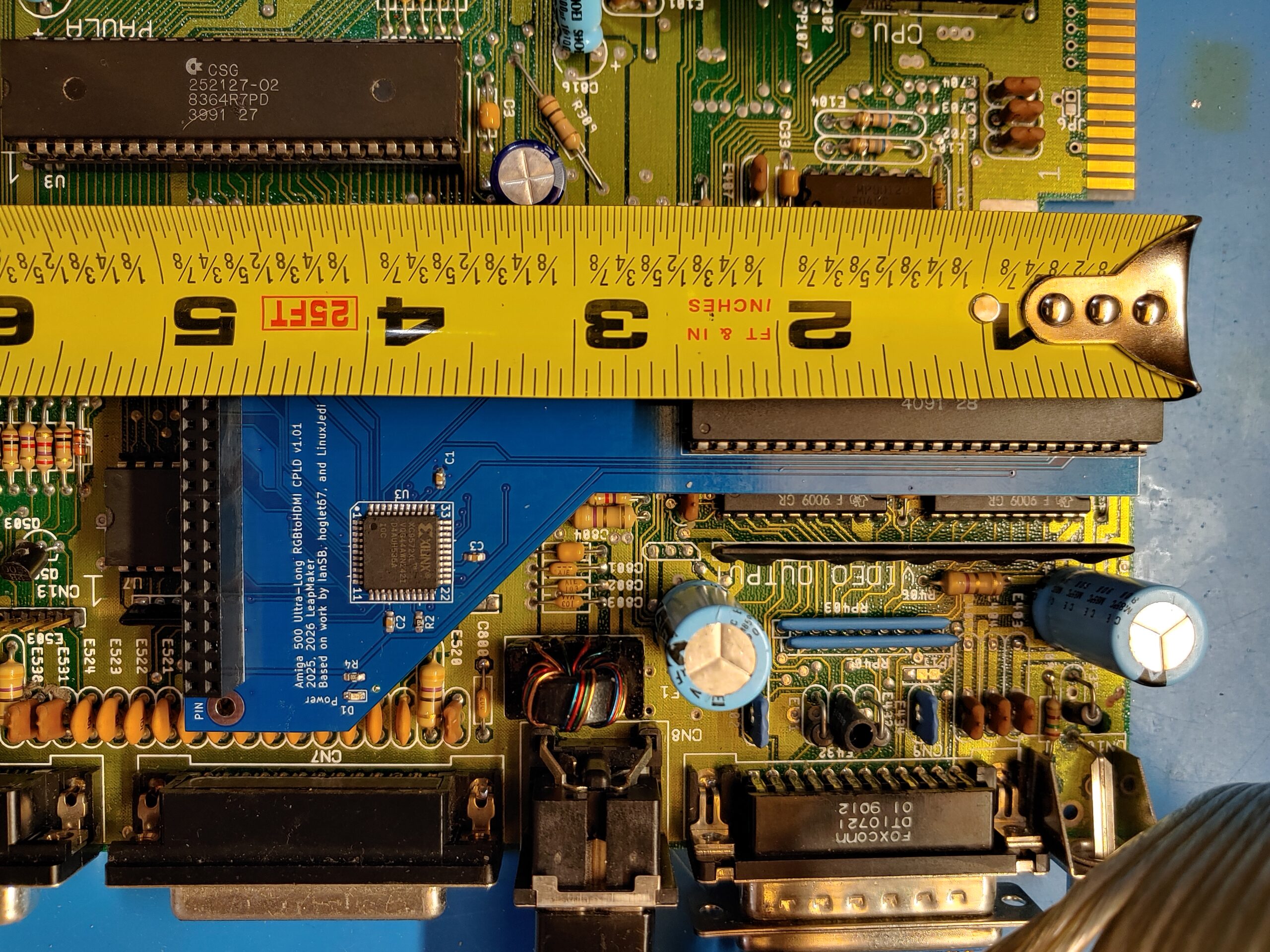 RGB2HDMI Amiga 500 UltraLong (Accelerator Friendly) HDMI - Image 4